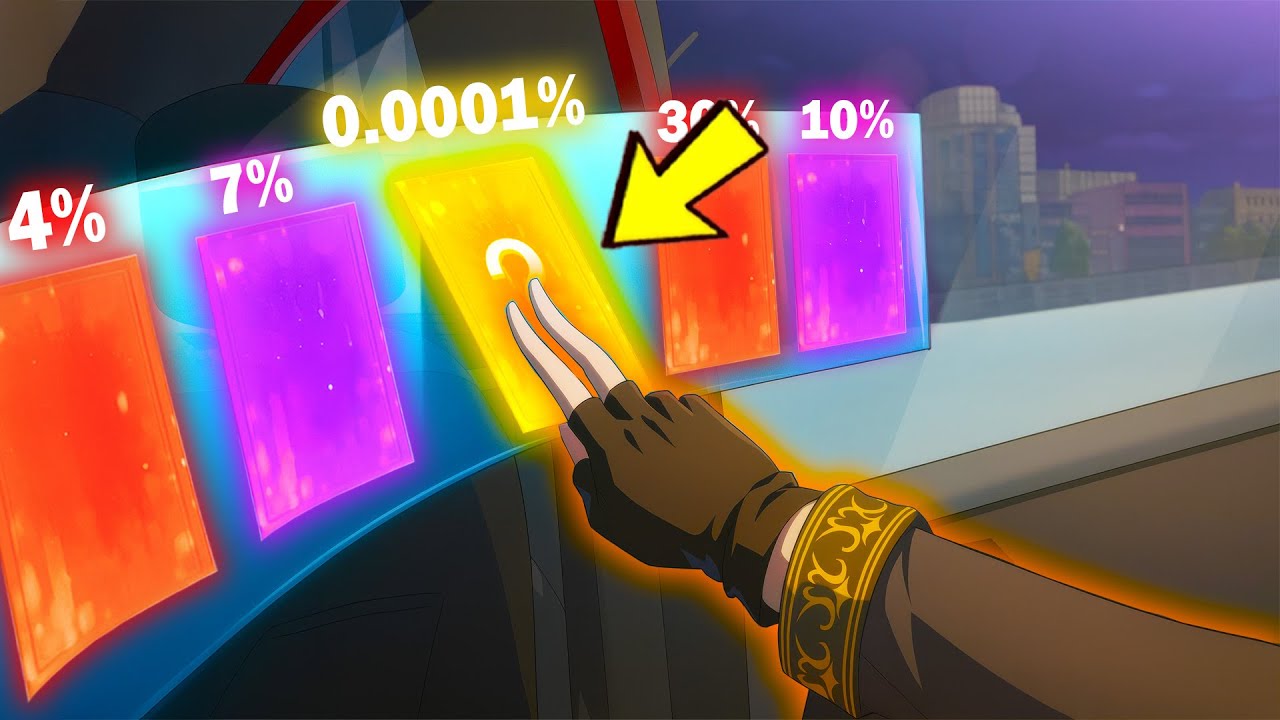 Il A Eu 1 Essai Et A Choisi La Carte De Récompense La Plus Rare Avec Un Taux De Chute De 0,0001 %