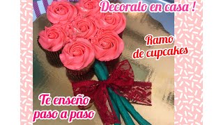 Ramo De Cupcakes Súper Fácil Paola Cupcake