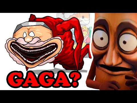 Tung Sahur Reacts - Mini Crewmate Kills Creepy GOO GOO GA GA Characters | Among Us
