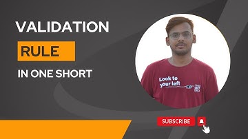 Validation rule in Salesforce || How to Restrict the users to enter incorrect Data.