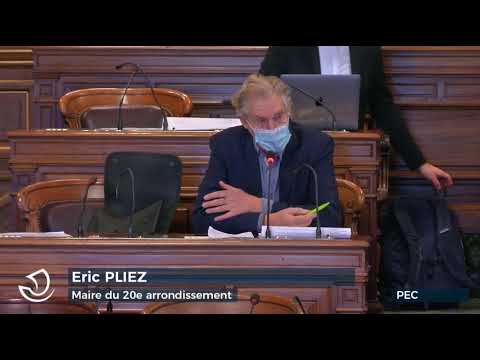 Eric Pliez - Prise de parole Maire 20e - DASCO 133 - Caisse des écoles (20e)