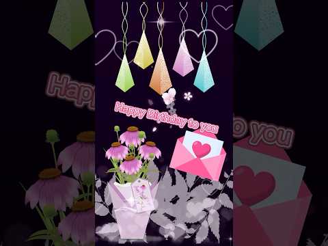 Happy birthday card message 💖 birthday card flower lamp #birthday #birthdaycard #Birthdaymessage