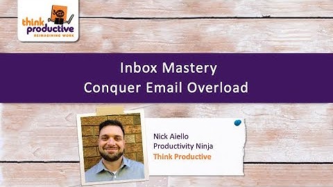 Ninja Skills Booster - Inbox Mastery -"Conquer Email Overload"