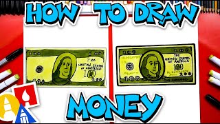 How To Draw Money   One Hundred Dollar Bill