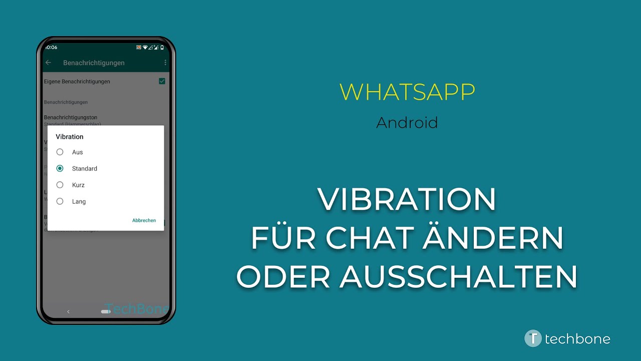 Vibration für Chat ändern