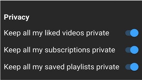 How To YouTube Channel Keep All My Subscription Private | Keep All Like Videos Private | playlist