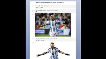 Remove Background of an Image in just 5 lines of code! 🚀