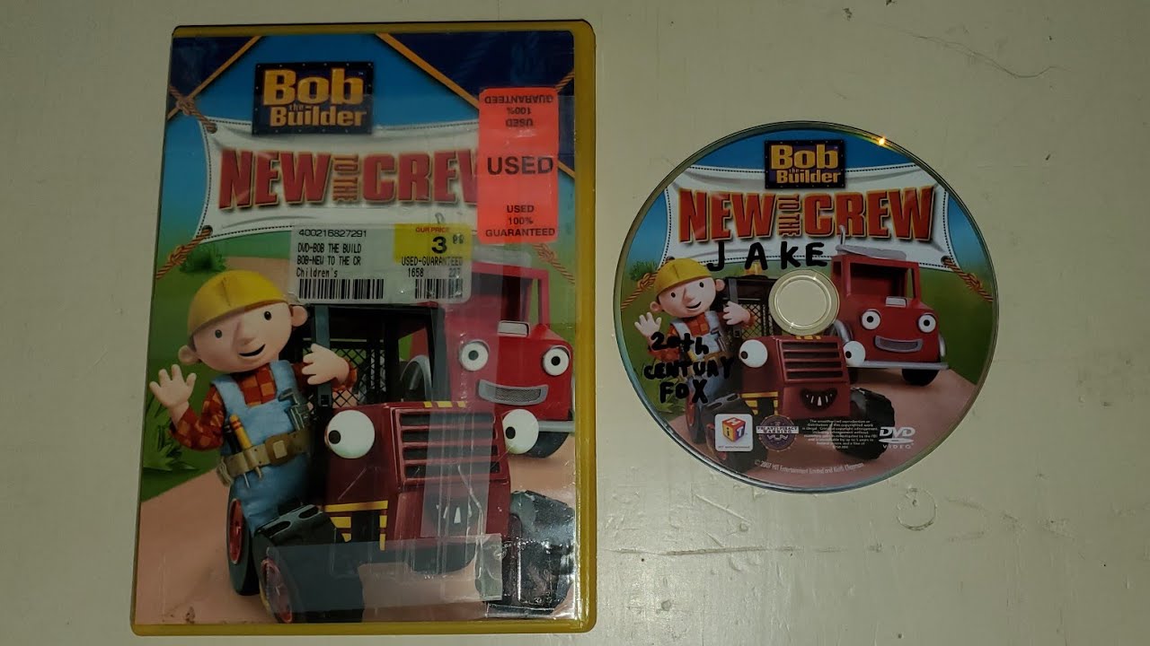 Opening To Bob the Builder New To The Crew 2007 DVD - YouTube