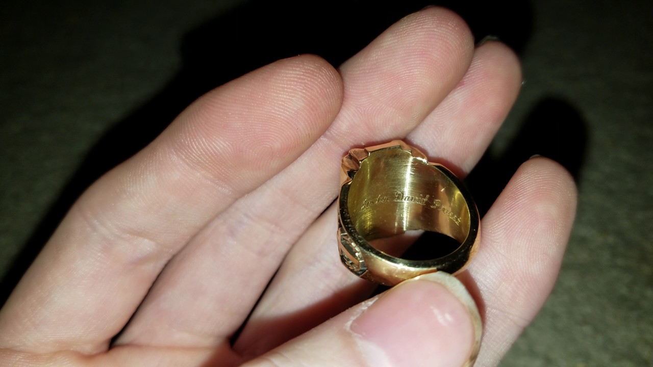 My Class Ring made from 10 KT Gold - YouTube