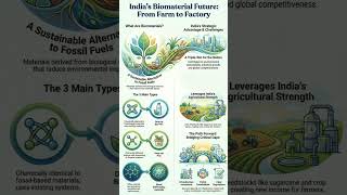 Biomaterials | India’s Next Big Shift in Sustainable Manufacturing #upscprelims
