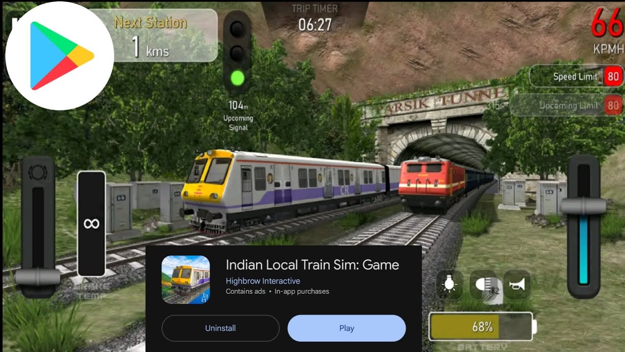 INDIAN LOCAL TRAIN 3D SIMULATOR GAME DOWNLOAD PLAY STORE