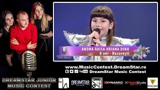 Andra Raisa Ariana Dinu - I Surrender (voce live) | DreamStar Junior Music Contest | Ed. 4 Sez. 1