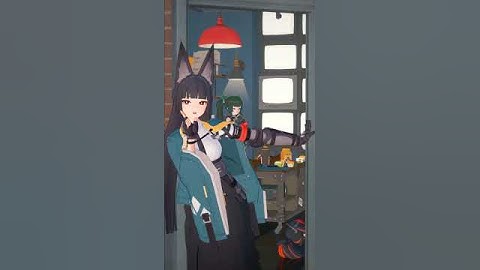 zzz miyabi x zhu yuan x vivian x qingyi mmd #animation #zenlesszonezero #fun #waifu #mmd #anime