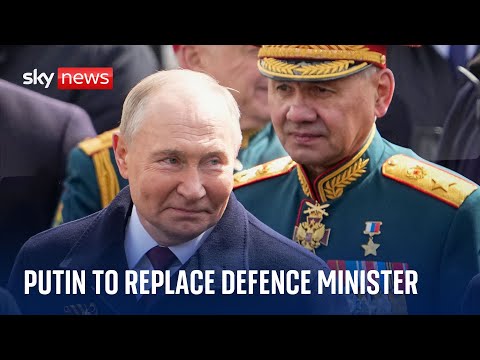 Russian defence minister and long-time Putin ally Sergei Shoigu to be replaced