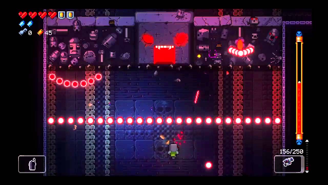 Enter The Gungeon How To Beat Wallmonger Enter The Gungeon - Wallmonger (No Hit) - YouTube