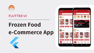 Frozen Food e-Commerce App - Speed Code #flutter screenshot 2