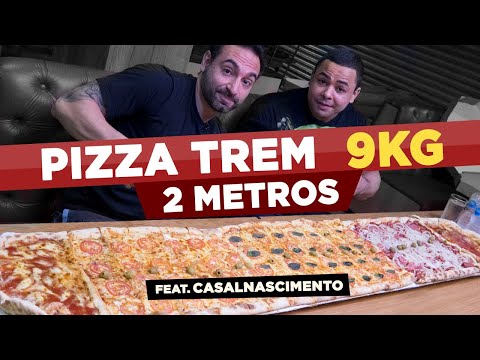 A MAIOR PIZZA 'TREM' DO BRASIL!! (Feat. Julio Casal Nascimento)