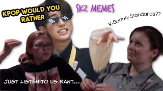playing kpop games & having a good time