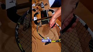 Why Do Tennis Pros Cut Their Racket Strings?😱🎾The Real Reason! #Shorts #Tennis #TennisRacket #sports