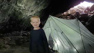 Camping Inside a Volcano - Camping in Utah