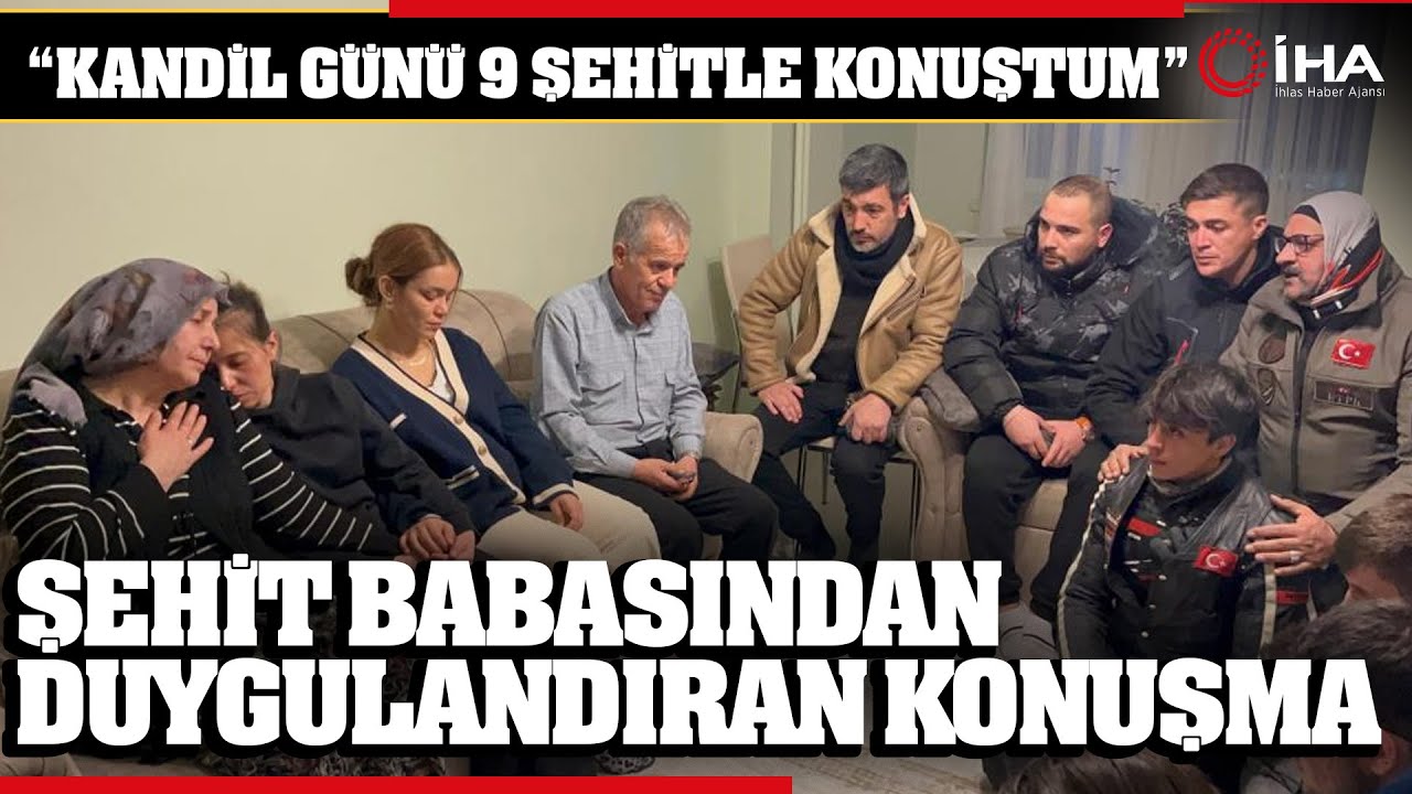 Şehit Muhammed Tunahan Evcin’in Babasından Duygulandıran Konuşması