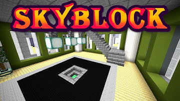 Building a BedWars map on my Island | Hypixel Solo SkyBlock