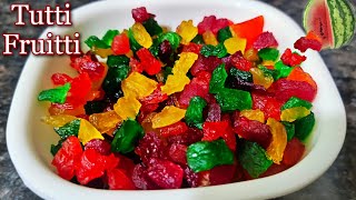 माकेँट जैसी टूटी फ्रूटी एक नये तरीके से बनाए | Tutti Fruitti | Shreejifood