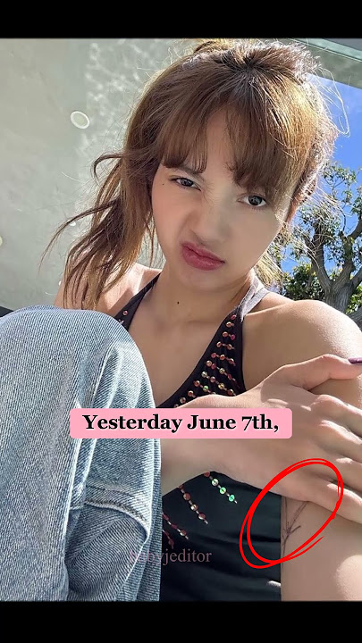 Lisa's real tattoo in 2023