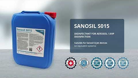 Sanosil S015 Aerosol - aHP - Disinfectant - Infoclip - EN