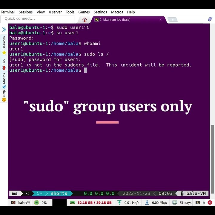  shorts sudo permission for user linux commands add user to sudo