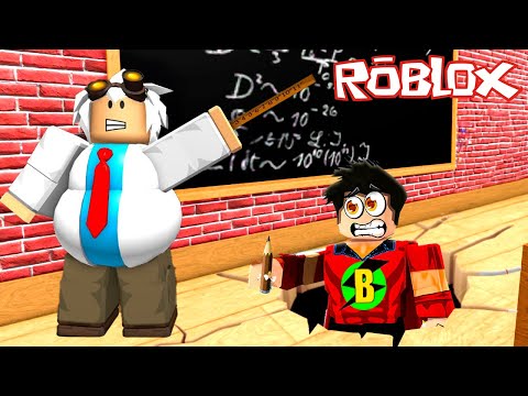 ÇILGIN ÖĞRETMEN YÜZÜNDEN OKULDAN KAÇTIM!  😲 Roblox Escape Bio Teacher Obby