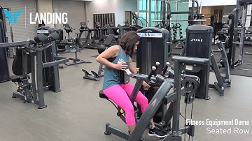 Equipment Demo - Seated Row Machine
