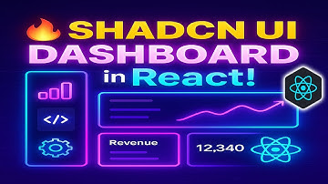 Shadcn UI Tutorial with React | Sidebar, Dashboard, and Charts Made Easy!