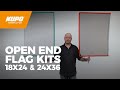 Kupo Open End Flag Kits | 18x24, 24x36