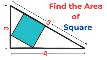 Only Geniuses Can Find the Area of This Square 🧠📐 | Viral Geometry Puzzle