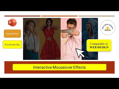PowerPoint Tutorial | Interactive mouseover effects