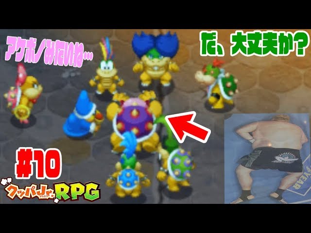 ロイの倒れ方が曙そっくりだったwww ロイvsクッパjrの結末は マリオ ルイージrpg3dx クッパjrrpg実況 10 Youtube