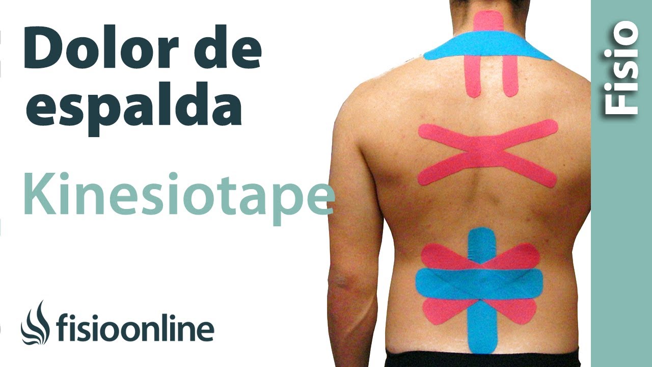 Kinesiotaping para las dorsalgias o dolor de espalda dorsal.