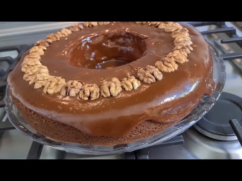 كيكة التمر مع صلصة التوفي الناجحة من أول مرة