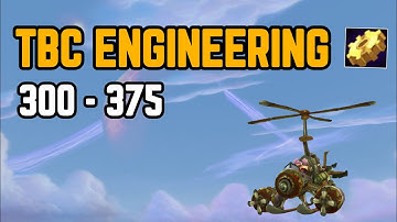 WoW TBC Engineering guide 300-375