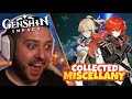 Gambar cover NEW PLAYER Reacts to EVERY Genshin Impact COLLECTED MISCELLANY