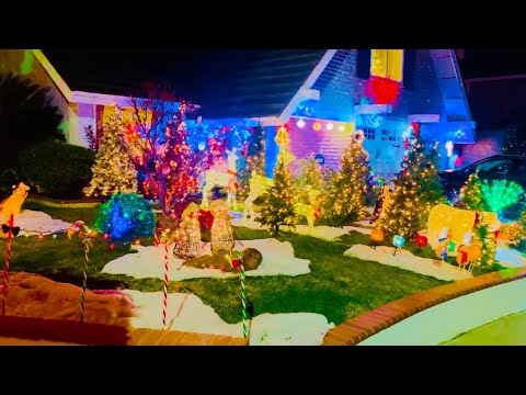 Breathtaking Christmas lights display cypress Anaheim CA2024