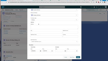 Add Service Territory Members