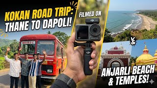Dapoli Travel Vlog 32 🌴 | Anjarli Beach + Kadyavarcha Ganpati + Keshavraj Temple