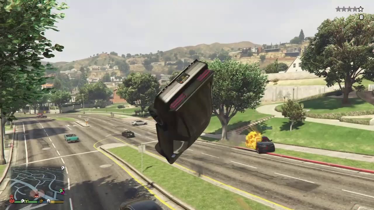 Sweet Flip while firing a Missile