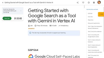 Getting Started with Google Search as a Tool with Gemini in Vertex AI GSP1264
