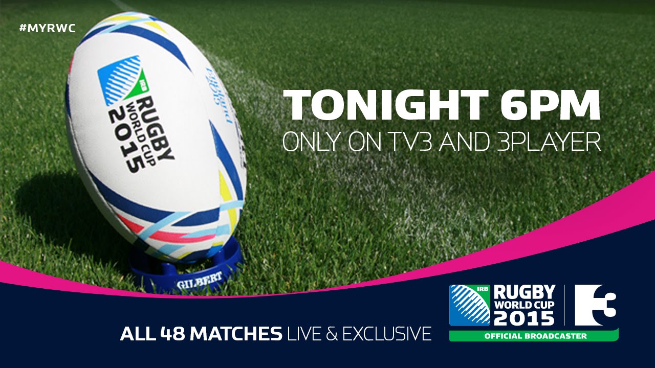 Rugby World Cup on TV3 Starts Tonight at 6!