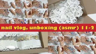 💖 셀프 네일아트 언박싱(11-2) 네일파츠대장 파츠정리 네일재료 하울 Sub eng asmr (self nail art unboxing)