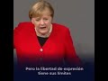 Merkel - Libertad de expresión