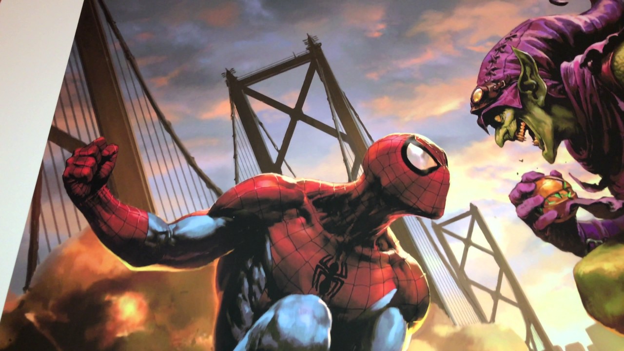 spiderman vs green goblin wallpaper